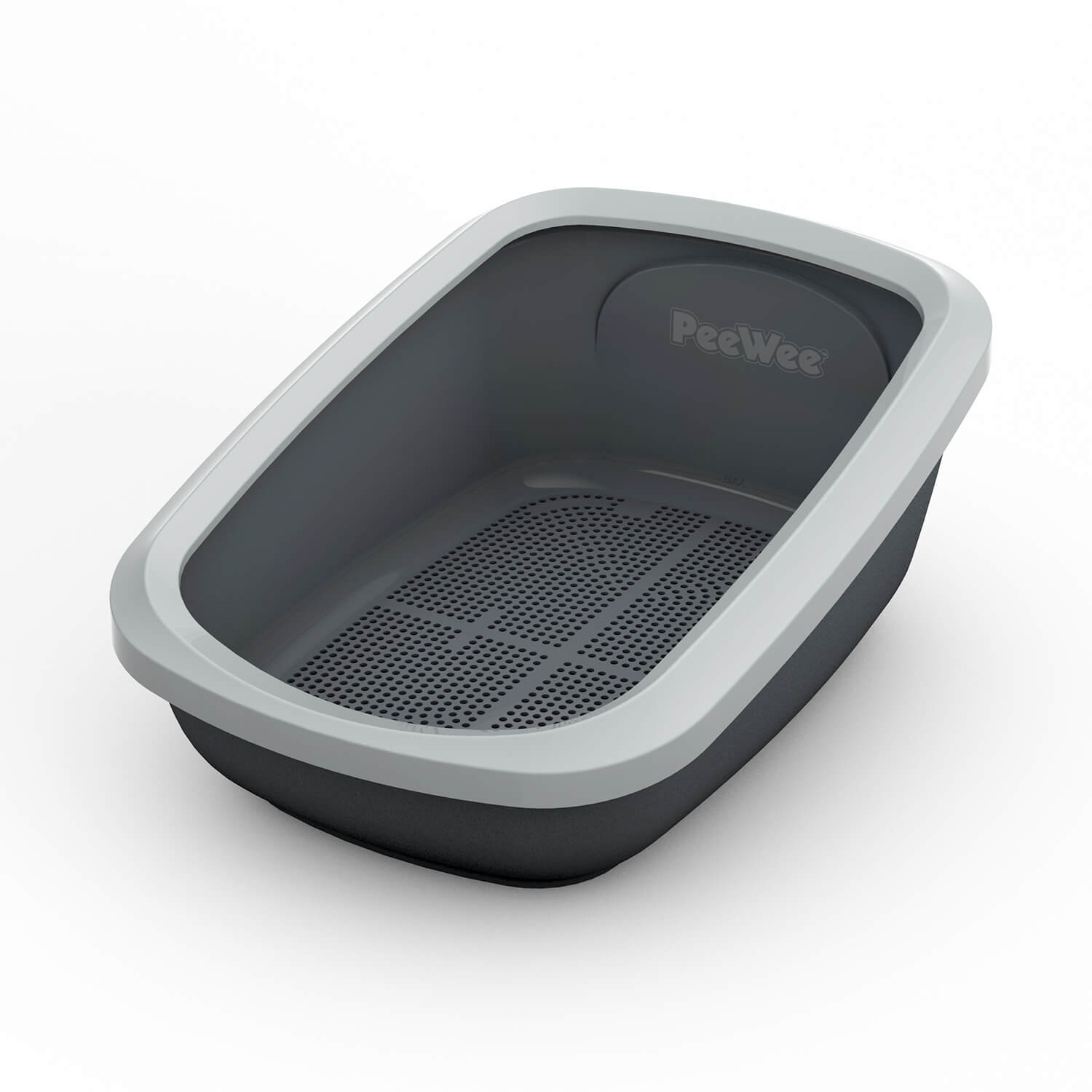 PeeWee Katzenklo EcoGranda grau offene XXL Katzentoilette System doppe –  CatAmore