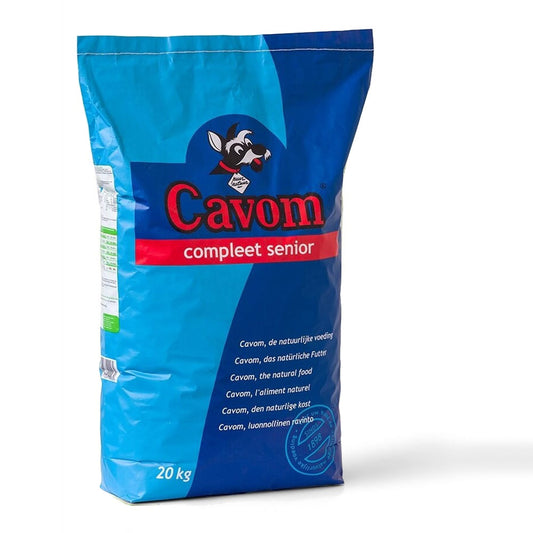 20 kg Cavom Compleet Senior Hundefutter Trockenfutter kaltgepresst