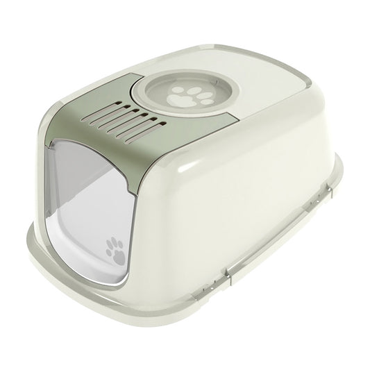 PeeWee EcoDome / EcoGranda Katzenklo Haube / Deckel + 7tlg. Set salbeigrün