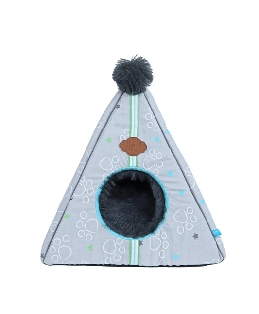 Lief! Tipi Hundehütte / Katzenhöhle – 50x50 cm – gemütliches Häuschen für kleine Hunde & Katzen