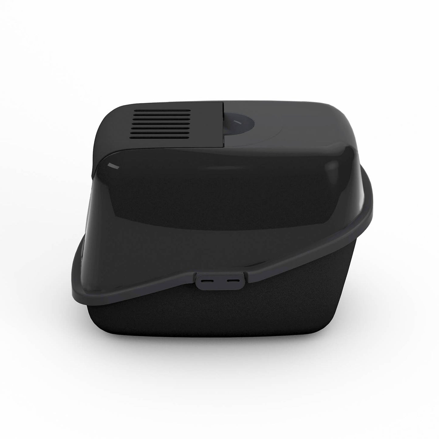 PeeWee Katzenklo EcoHus schwarz / black geschlossene Katzentoilette System doppelter Boden Trennsystem