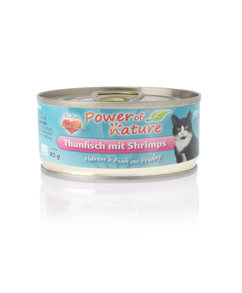 85g Power of Nature Natural Cat Haven's Fish on Friday Thunfisch mit Shrimps