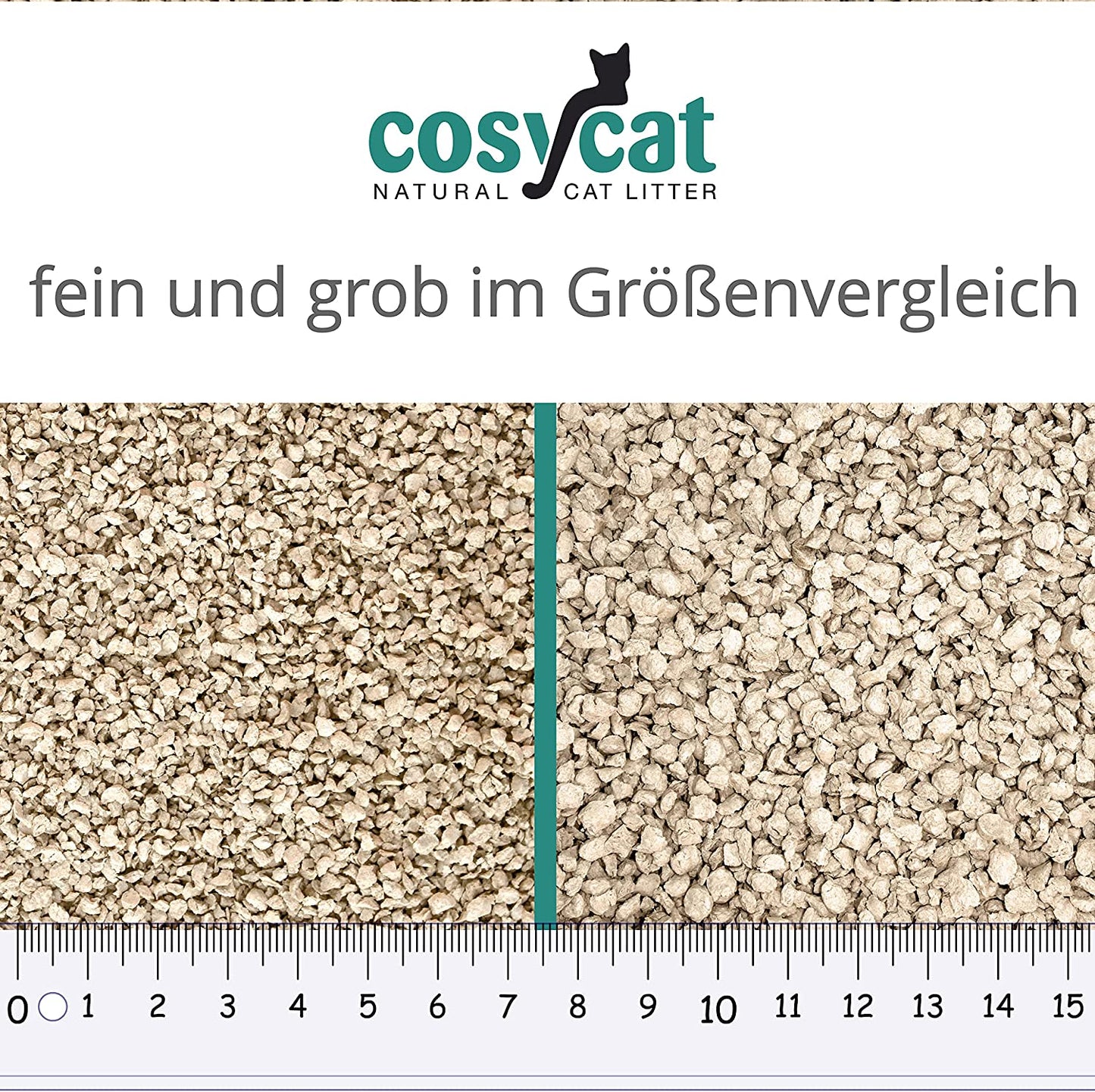 Cosycat Katzenstreu Klumpstreu grobkörnig 2 x 20 L = 40 Liter