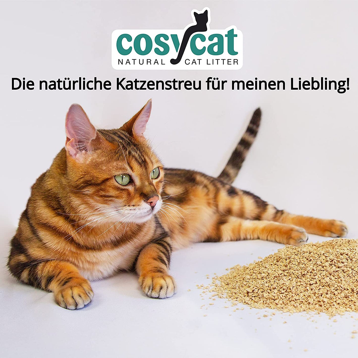 Cosycat Katzenstreu Klumpstreu grobkörnig 2 x 20 L = 40 Liter